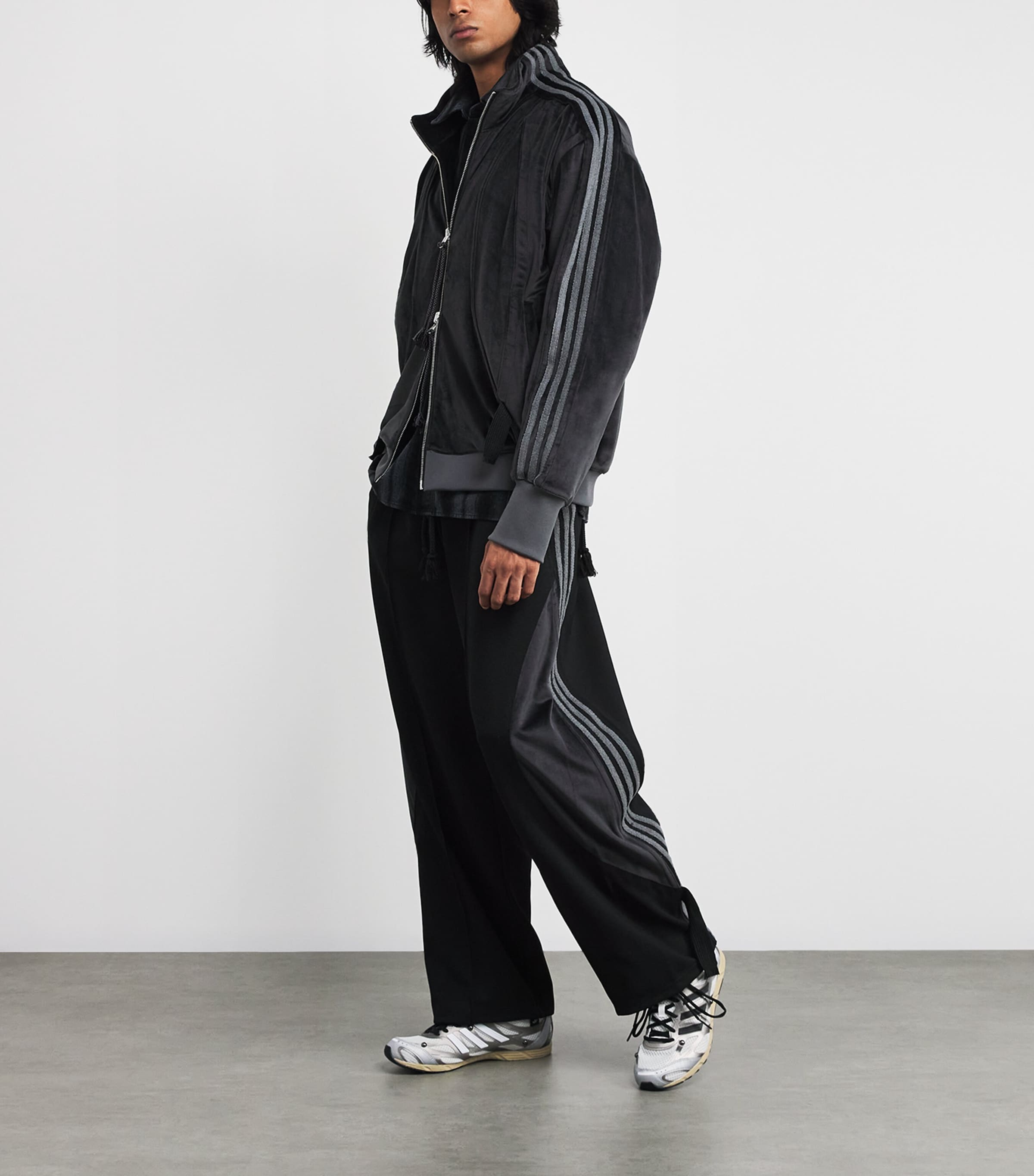 Black Originals x Song for the Mute Velvet Track Jacket