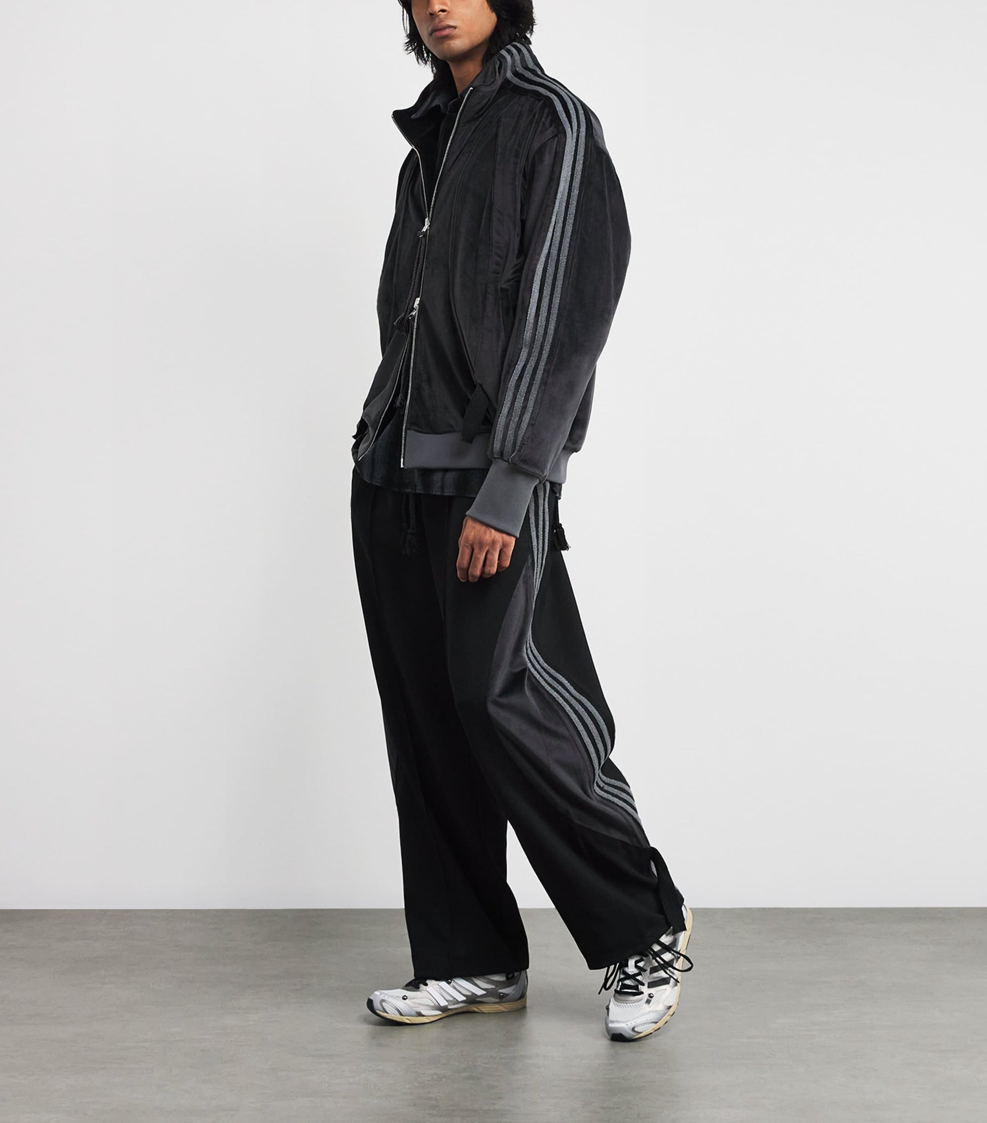 Black Originals x Song for the Mute Velvet Track Jacket