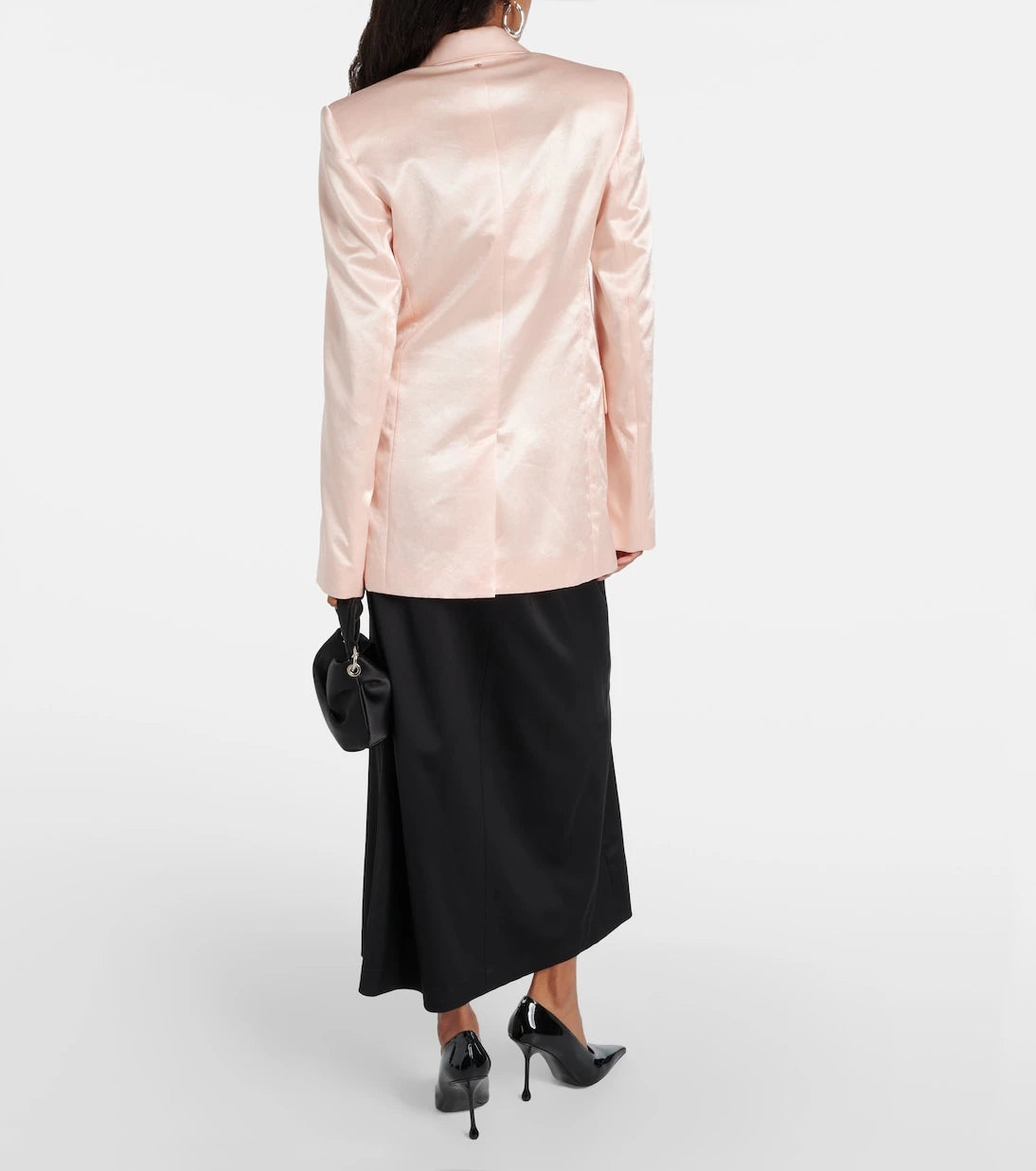 Sportmax - Volante satin blazer