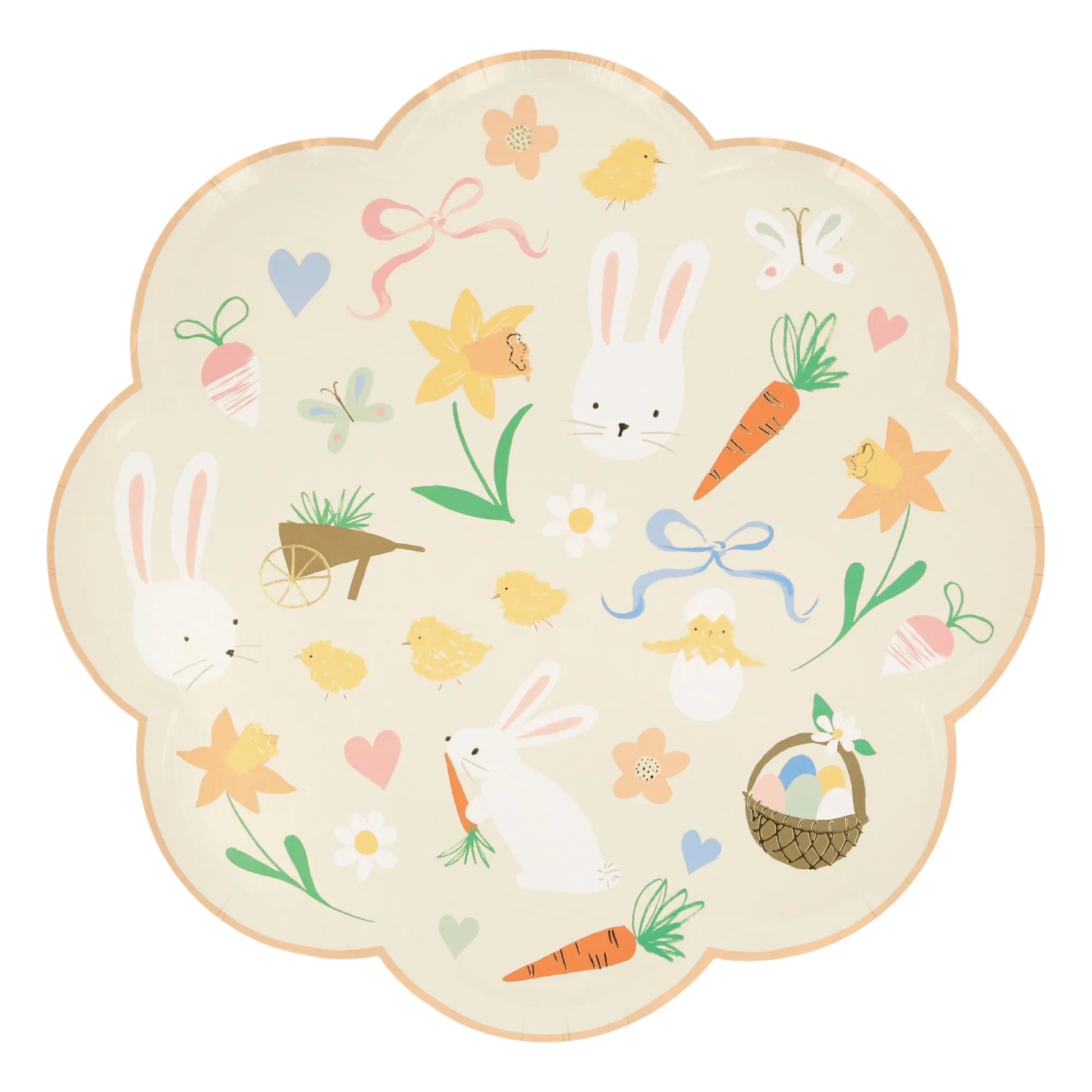 Meri Meri - Easter icon dinner plates - Set of 8 | Pastel