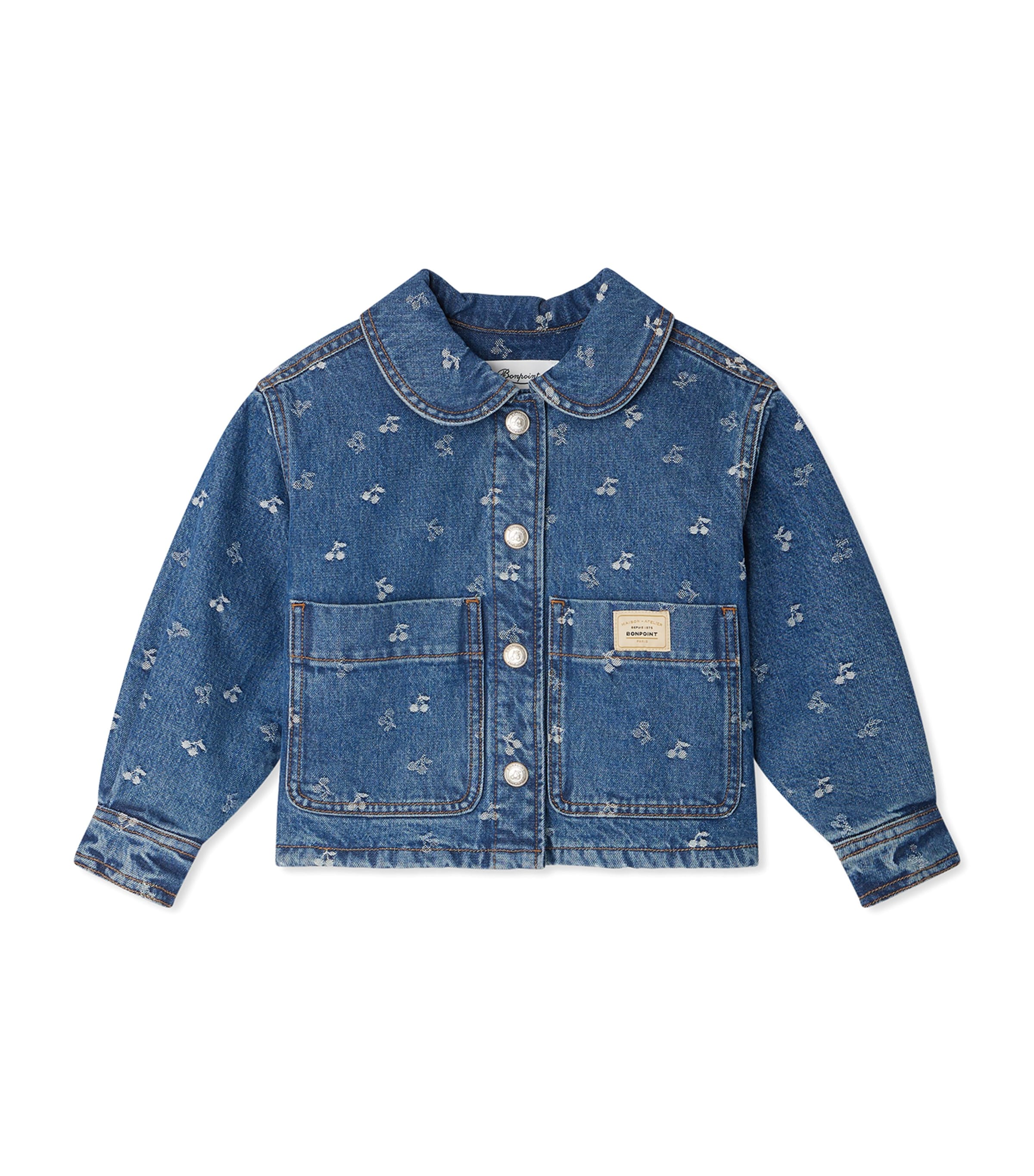 Cherry-Embroidered Jacket (10-14 Years)