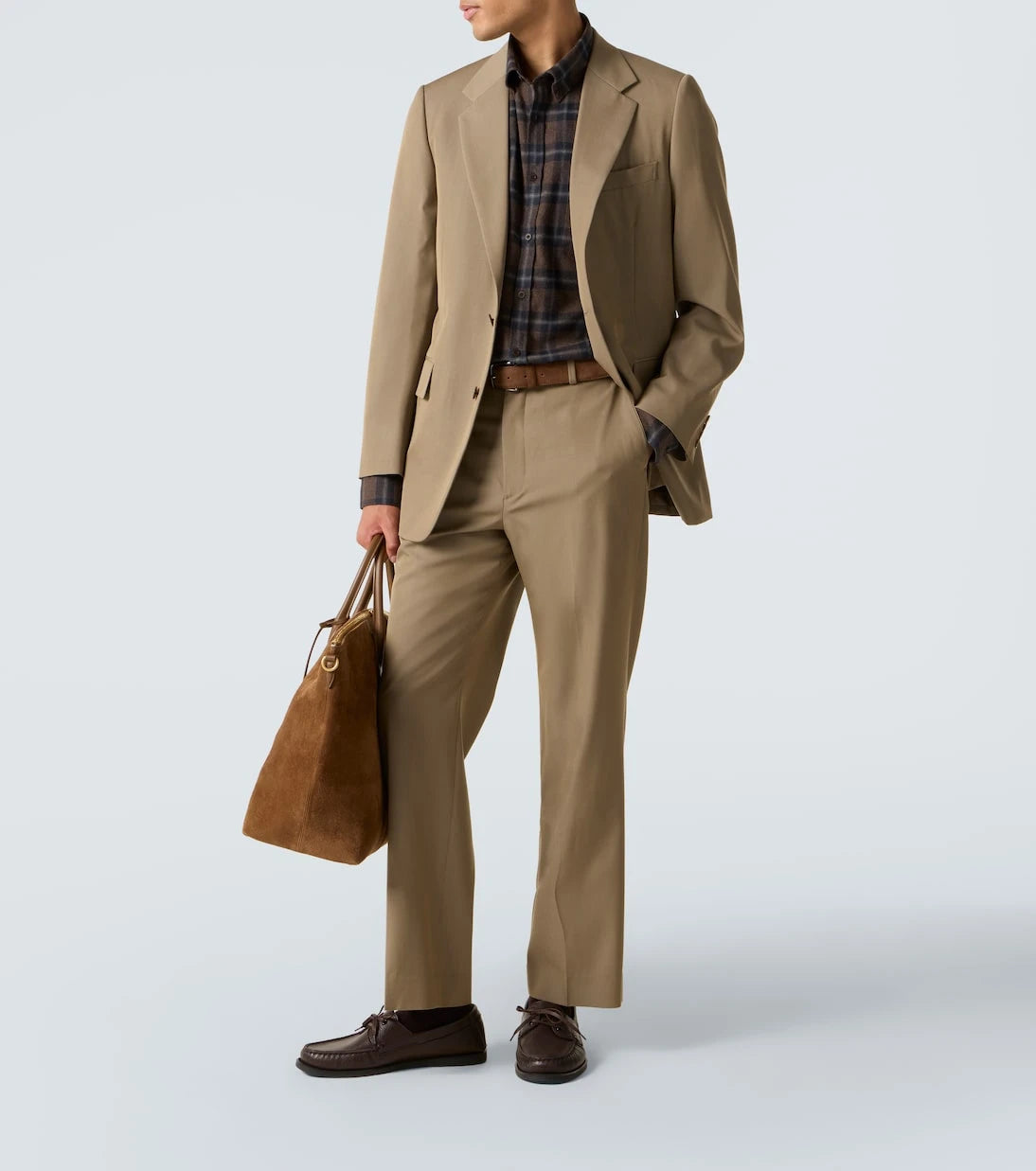 Sunspel - Checked cotton flannel shirt