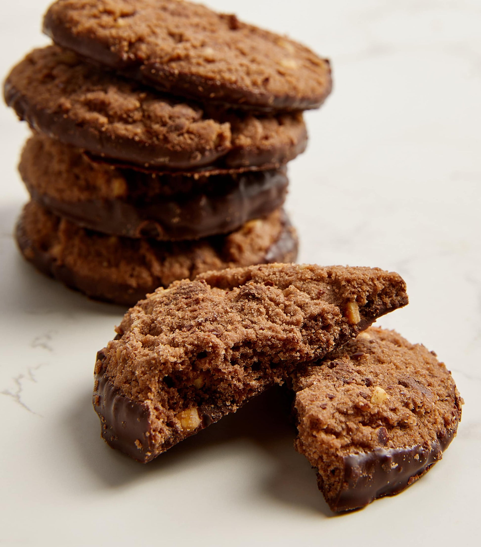 Dark Chocolate, Hazelnut & Chocolate Chip Biscuits (200g)