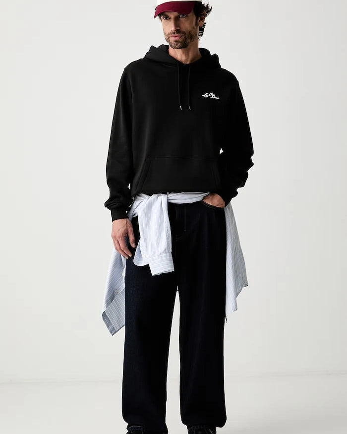 Les Deux kapüşonlu erkek pamuklu sweatshirt