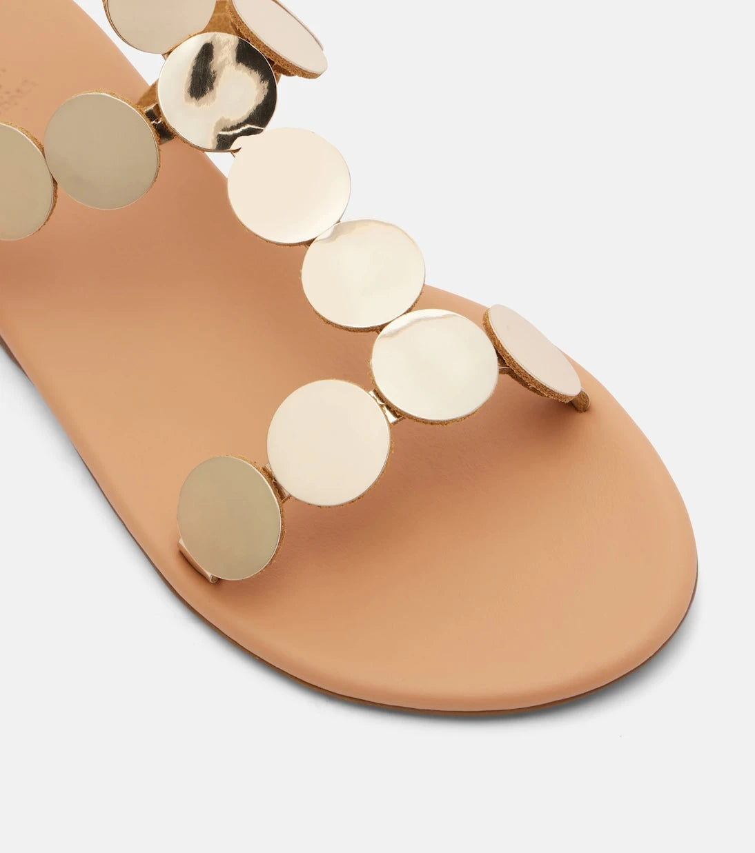 Ancient Greek Sandals - صندل المصارع Triton من الجلد المزين