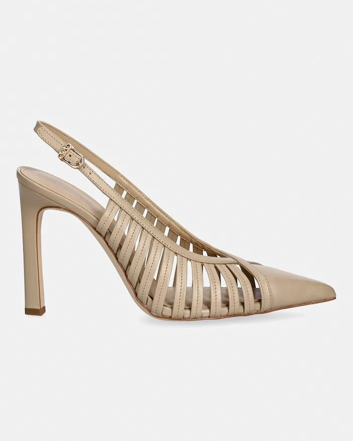 MICHAEL Michael Kors deri topuklu ayakkabı Adriana High Pump