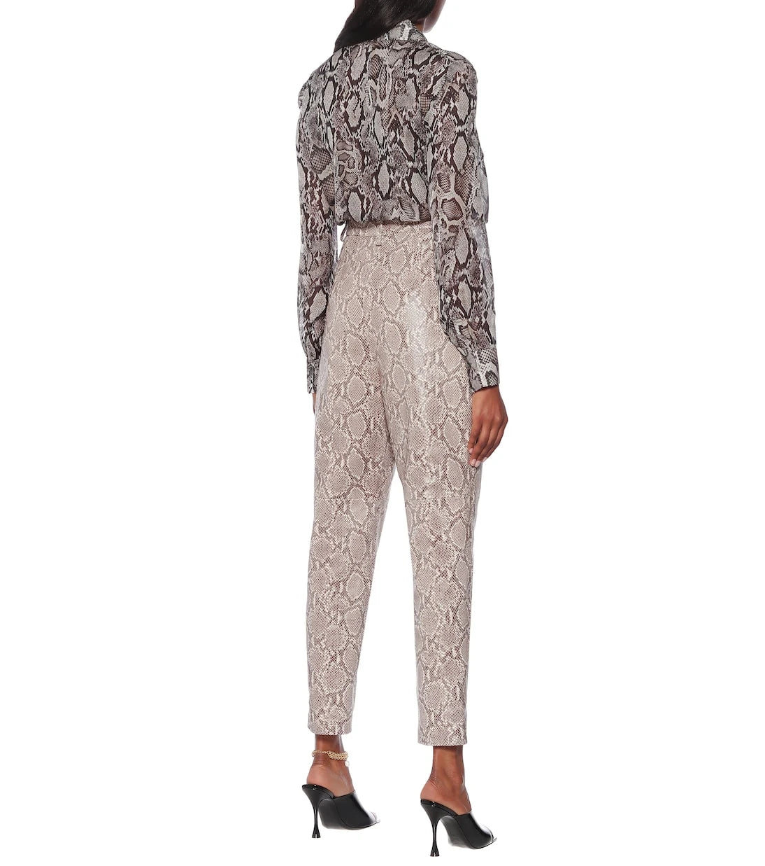 Magda Butrym - Wembley snake-effect leather pants