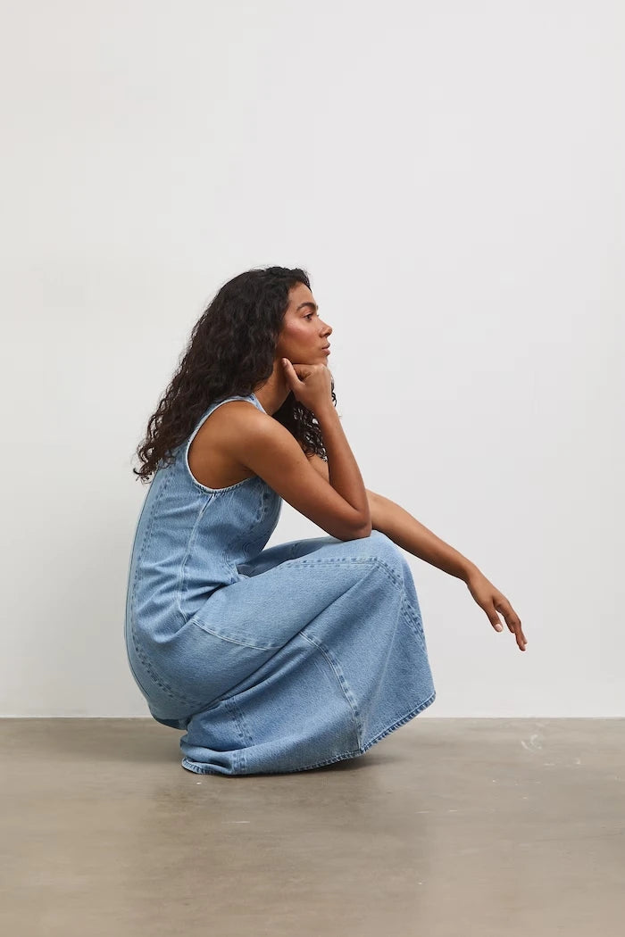 Medicine Denim İspanyol Kesim Elbise
