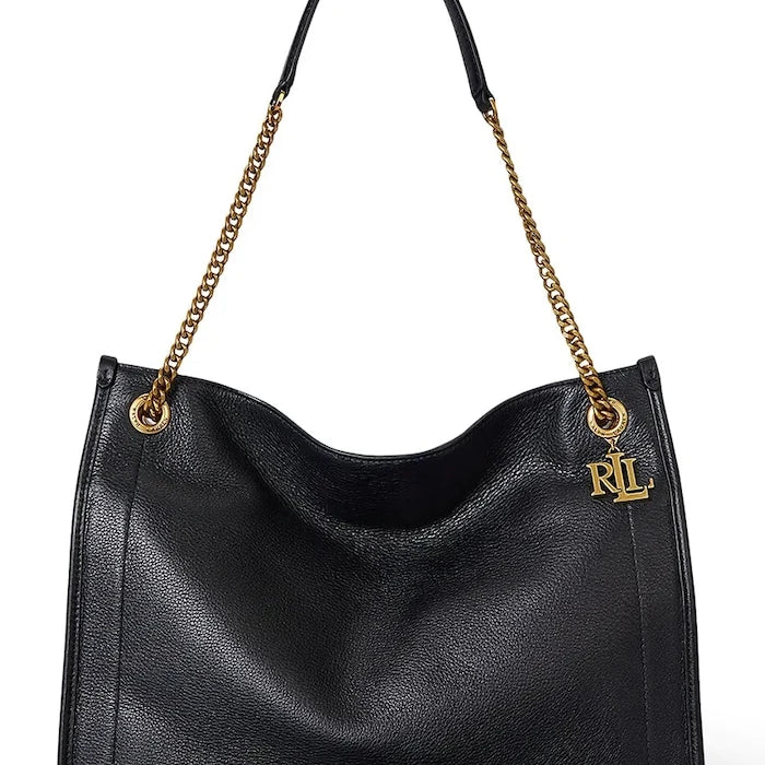 Кожена чанта Lauren Ralph Lauren