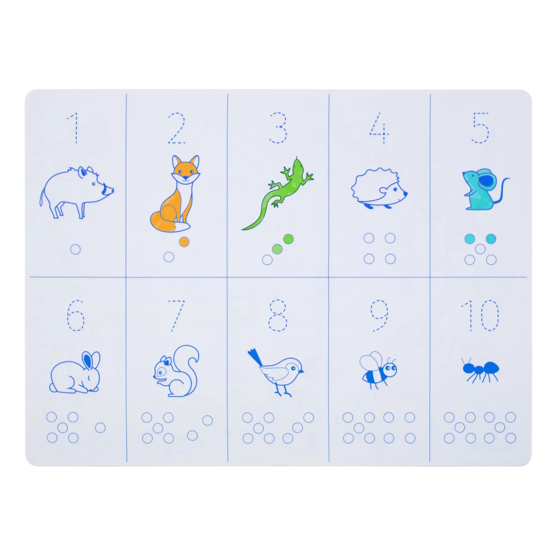 Superpetit - Numbers coloring placemat