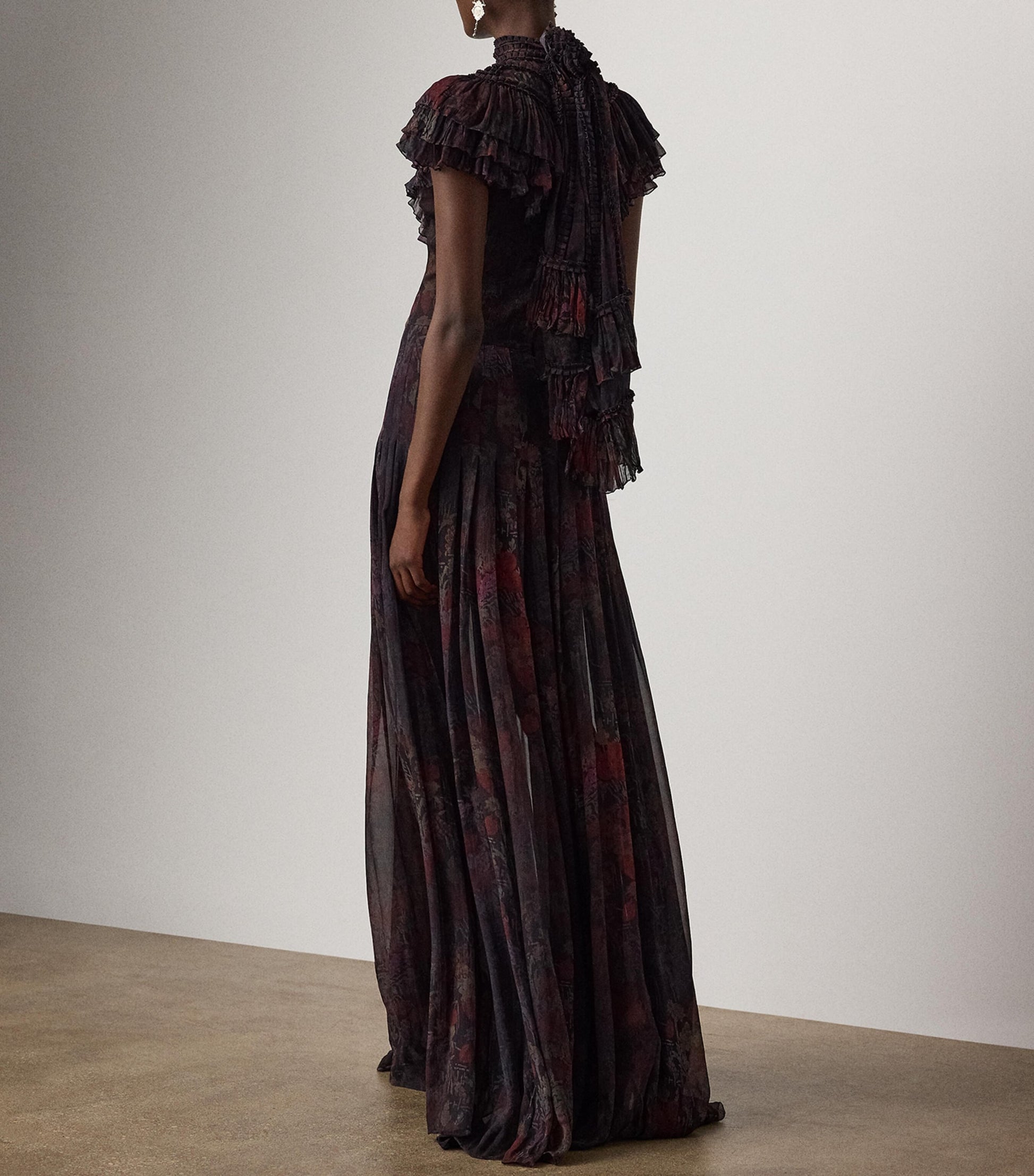 Silk Chiffon Cressida Gown