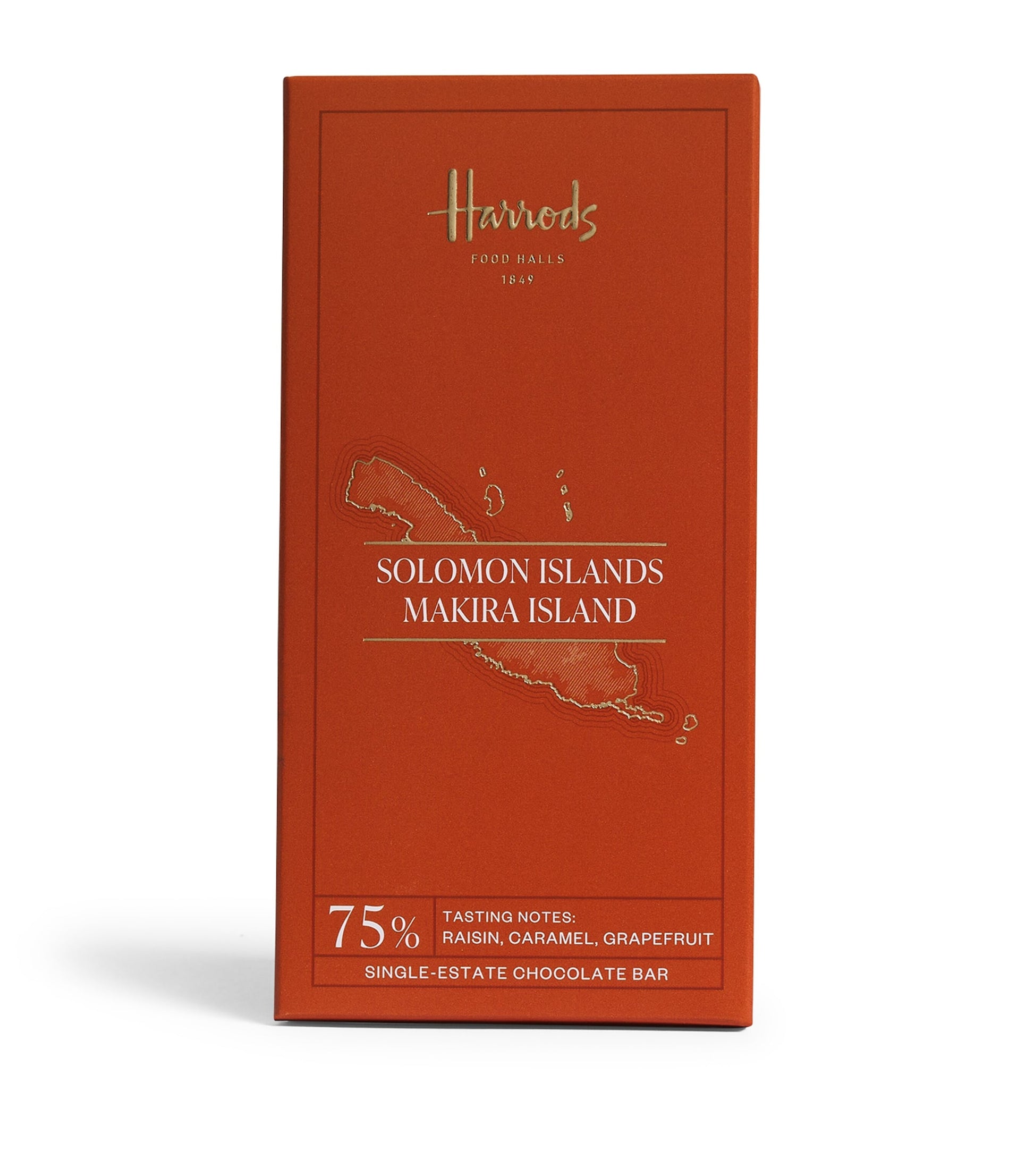 Harrods Single-Estate 75% Cocoa Makira Island Chocolate Bar (70g)