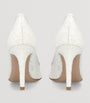 Gianvito Rossi White Lace Claudia Pumps 85