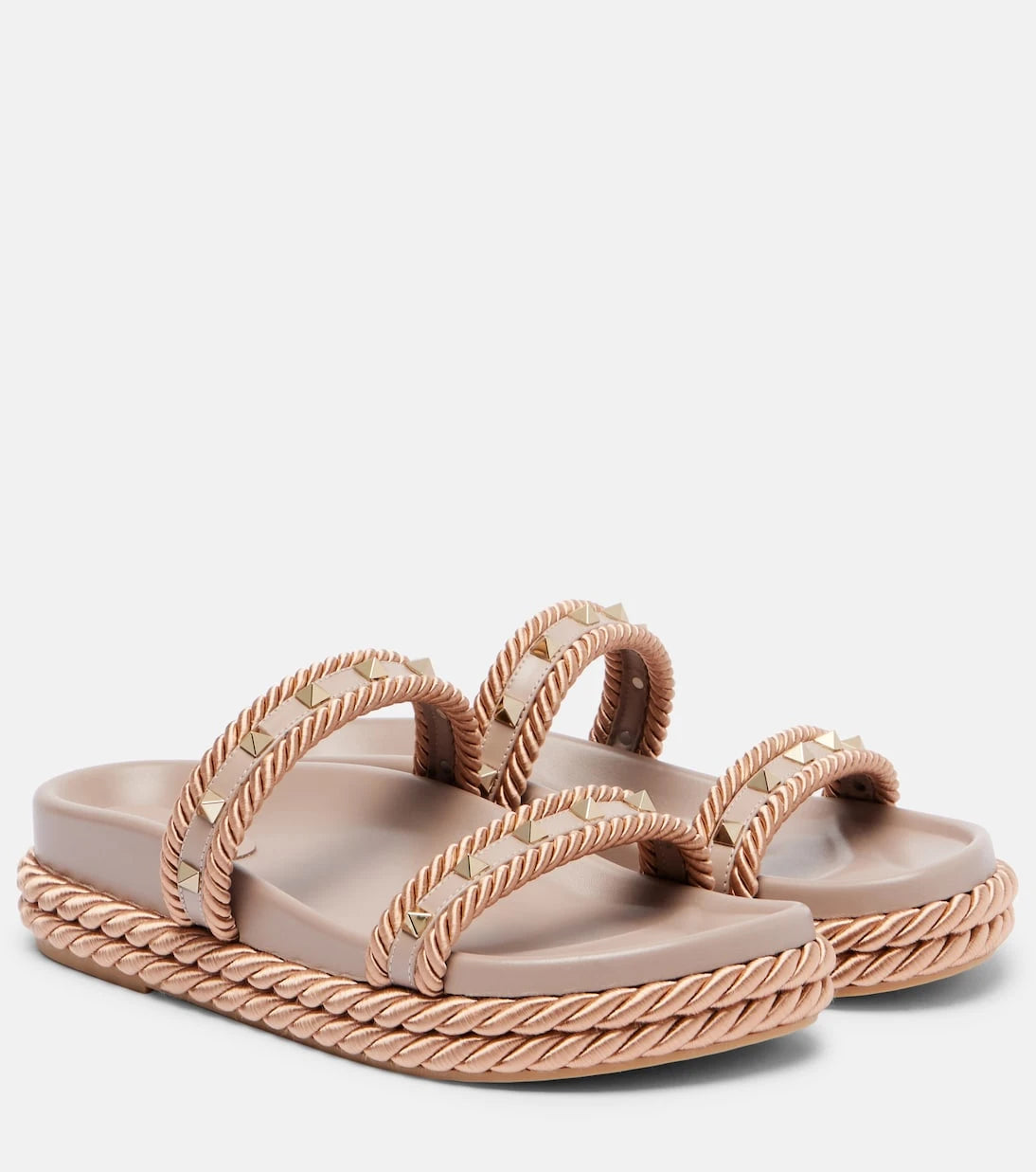 Valentino Garavani - Rockstud leather slides