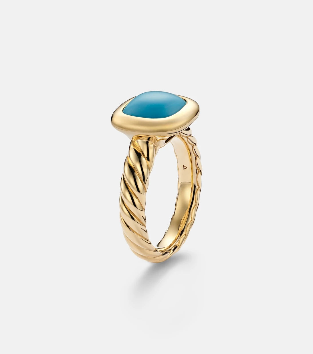David Yurman - DY Mercer® 18kt gold ring with turquoise