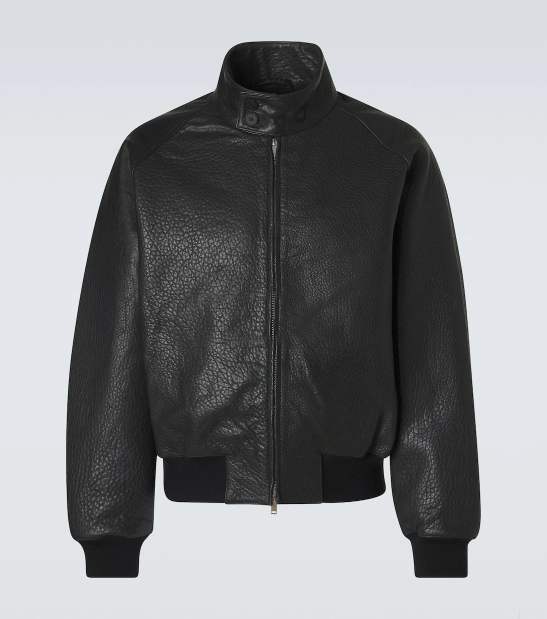 Studio Nicholson - Over leather bomber jacket