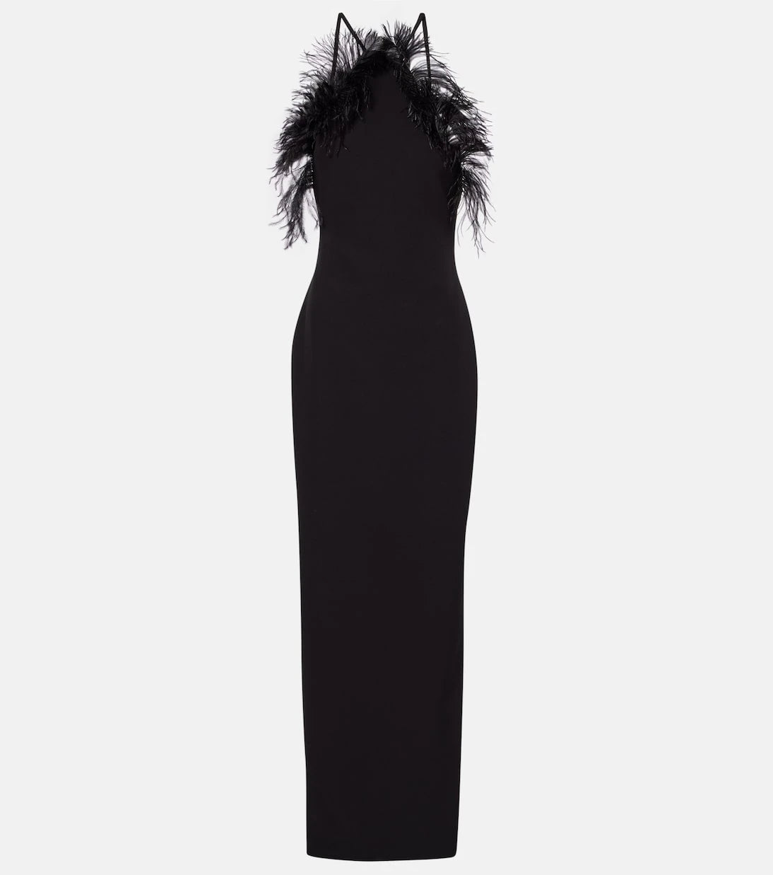 The Attico - Feather-trimmed gown