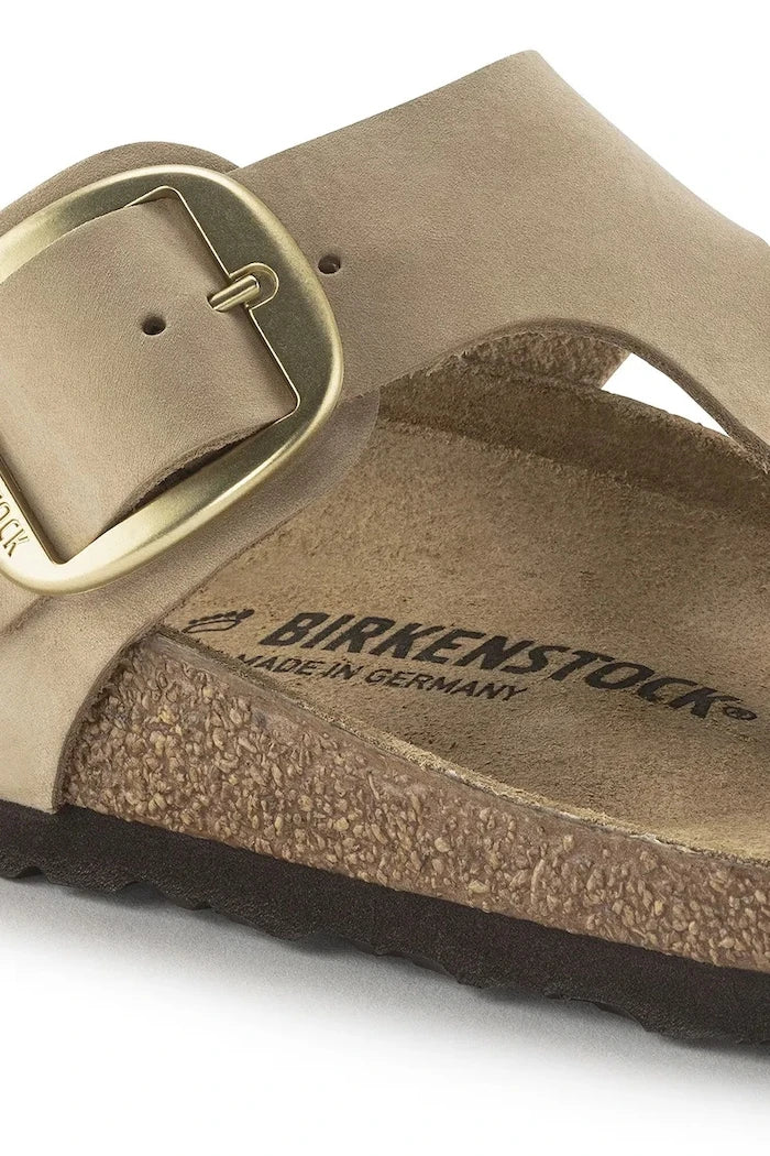 Джапанки от набук Birkenstock Gizeh Big Buckle
