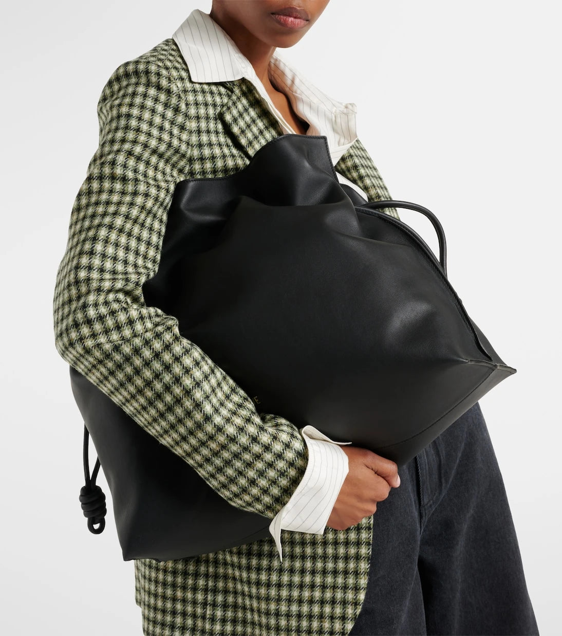 Loewe - Flamenco XL leather clutch