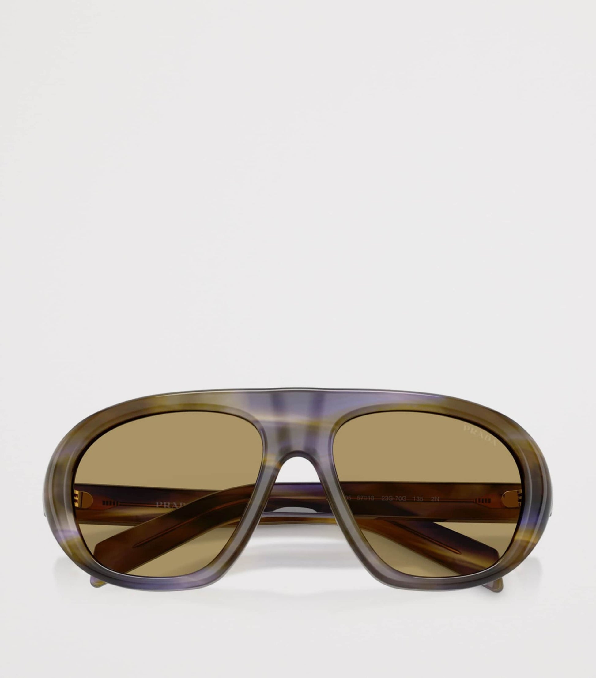 Brown Acetate Oversized Sunglasses