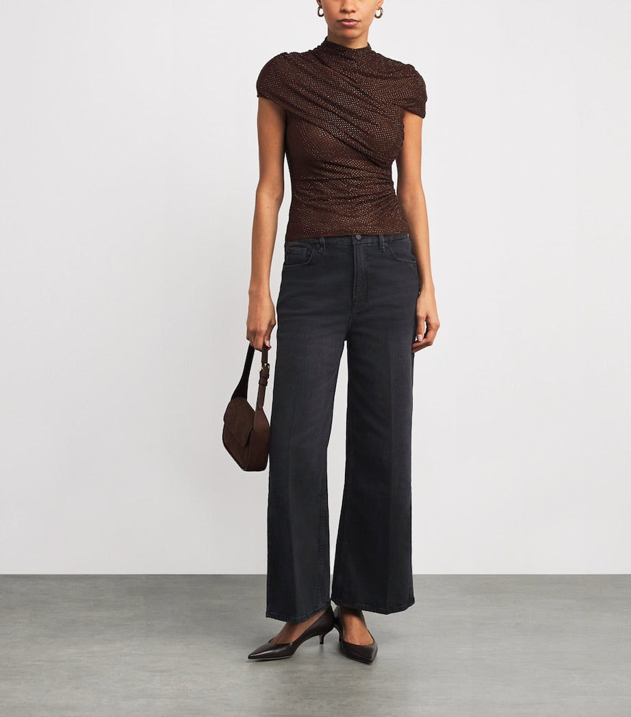 Good Skate Cropped Wide-Leg Jeans