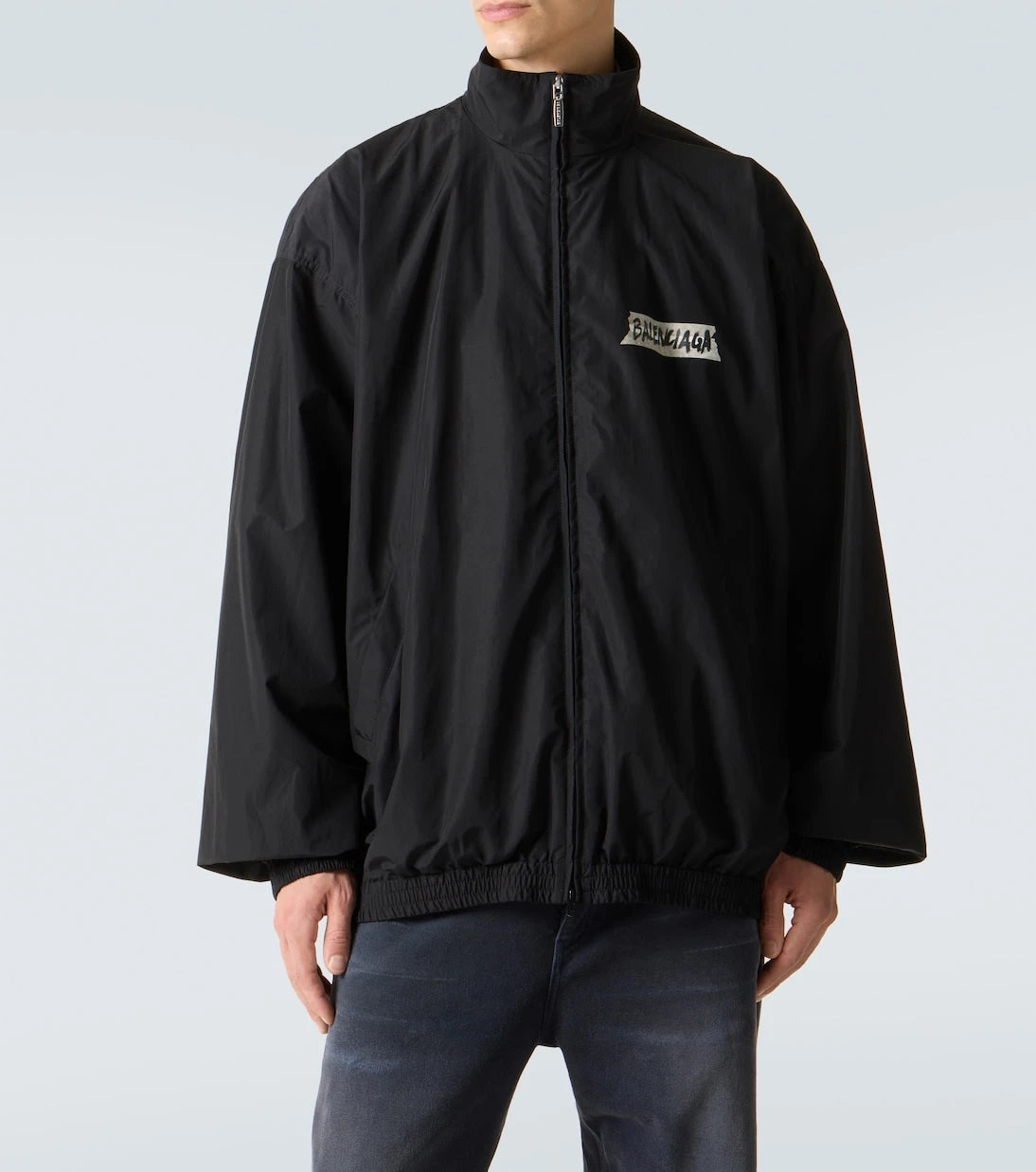 Balenciaga - Masking Tape cotton-blend track jacket