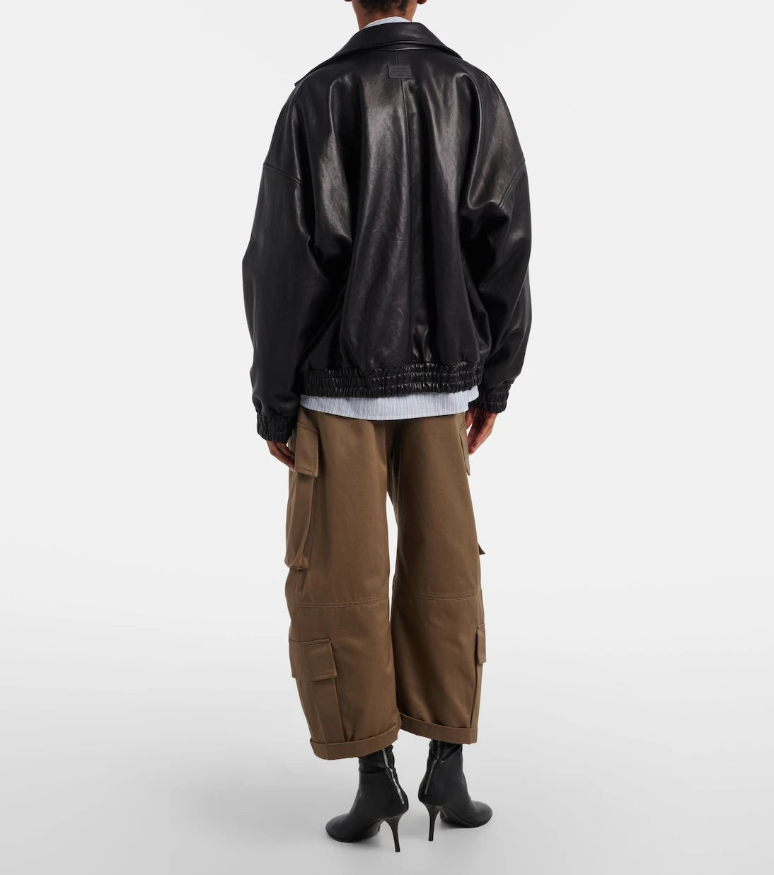 Acne Studios - Pama cropped cotton twill barrel-leg cargo pants