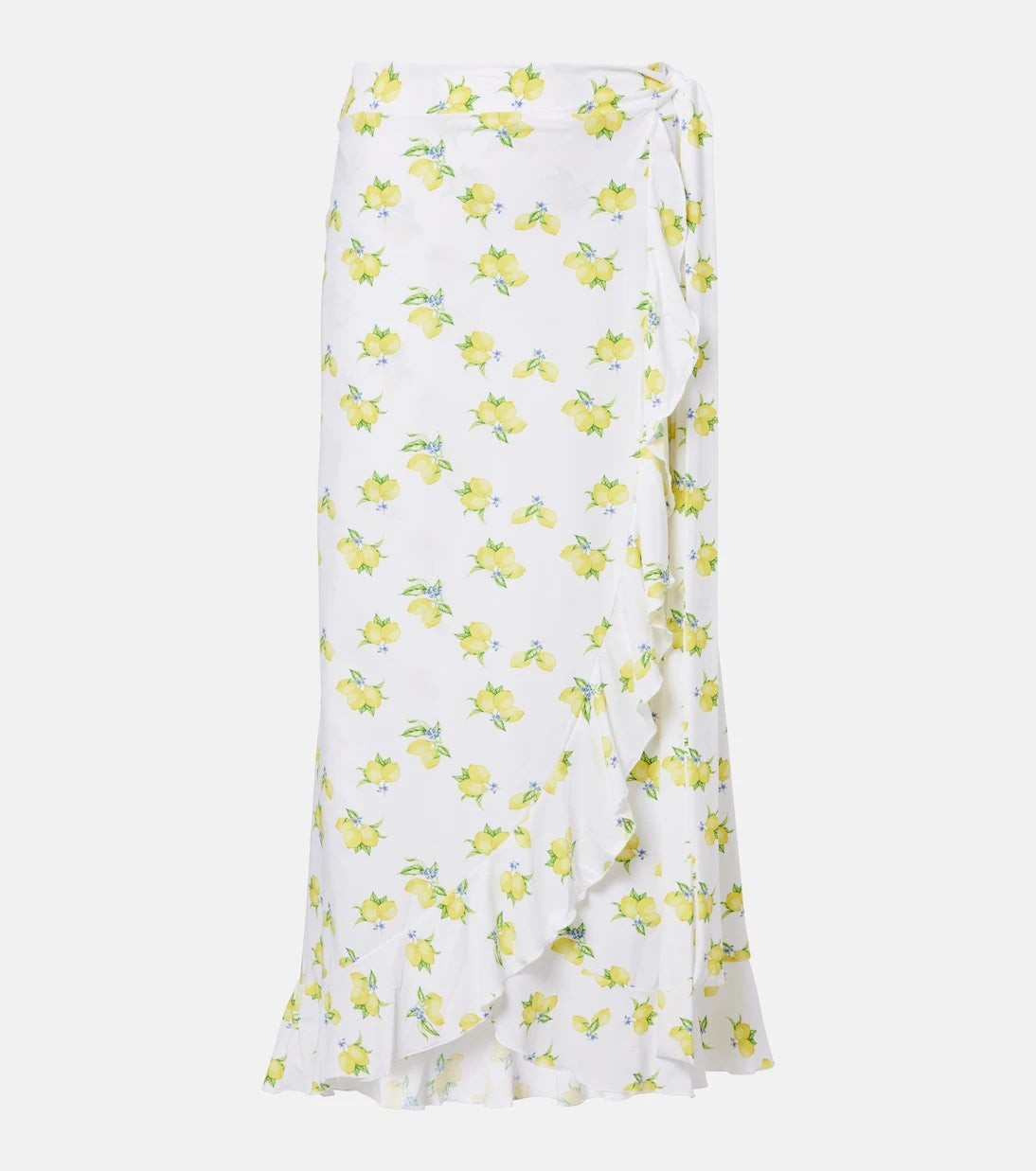 Melissa Odabash - Printed ruffled wrap skirt