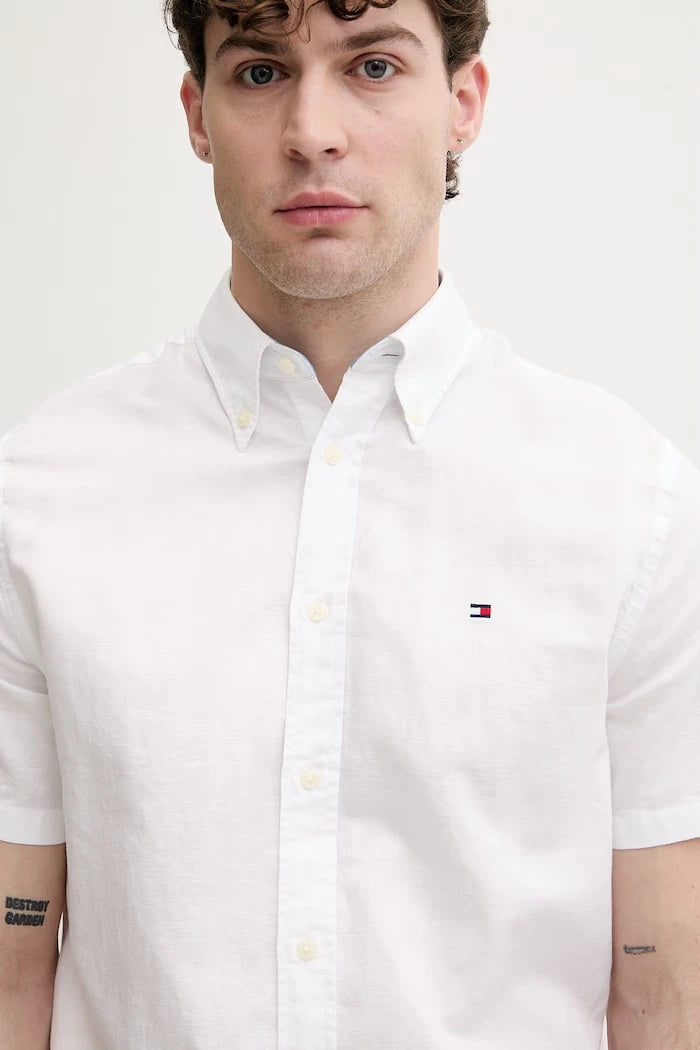 Tommy Hilfiger риза мъжка с лен