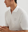 Brunello Cucinelli Zipped Logo Polo Shirt