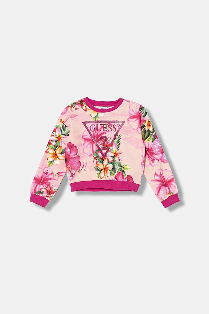 Çocuk Pamuklu Sweatshirt Guess