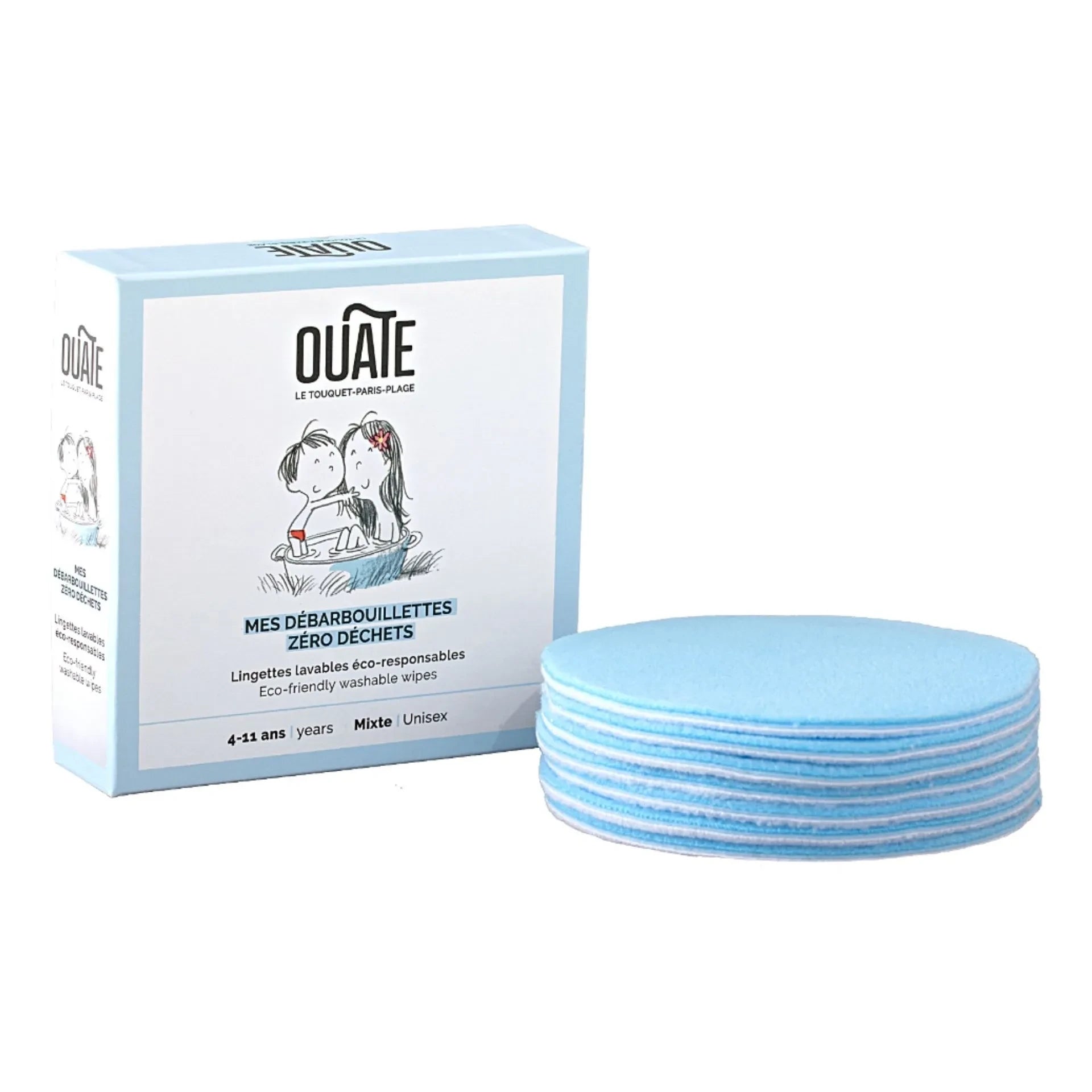 Ouate - Eco-Friendly Reusable Wipes - Set of 7