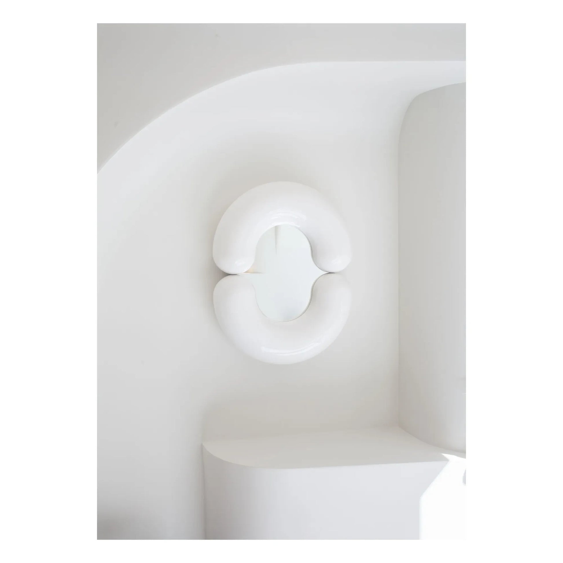 Moustache - Zodiac mirror - Jean-Baptiste Fastrez | White