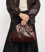 Cracked Leather Miss M Shoulder Bag