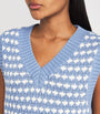 Varley Blue Antonella Sweater Vest