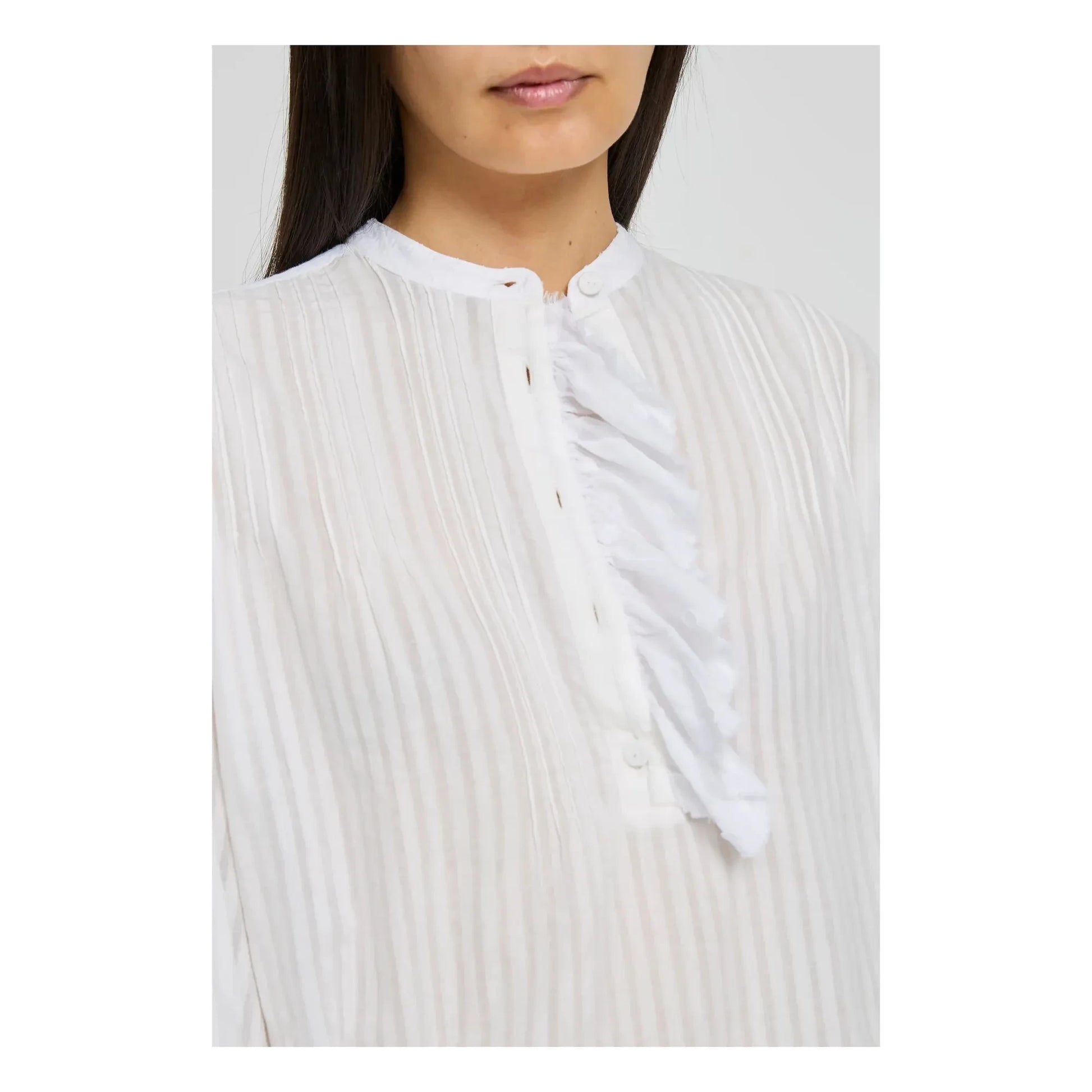 Laurence Bras - Fava Cotton blouse | White