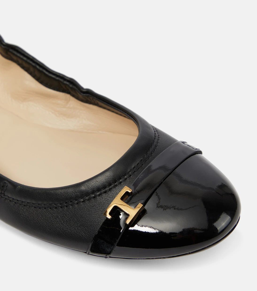 Tod's - Bubble leather ballet flats