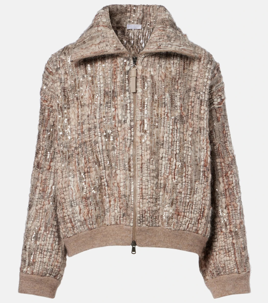 Brunello Cucinelli - Sequined mohair-blend cardigan