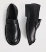 MM6 Maison Margiela Leather City Biker Loafers