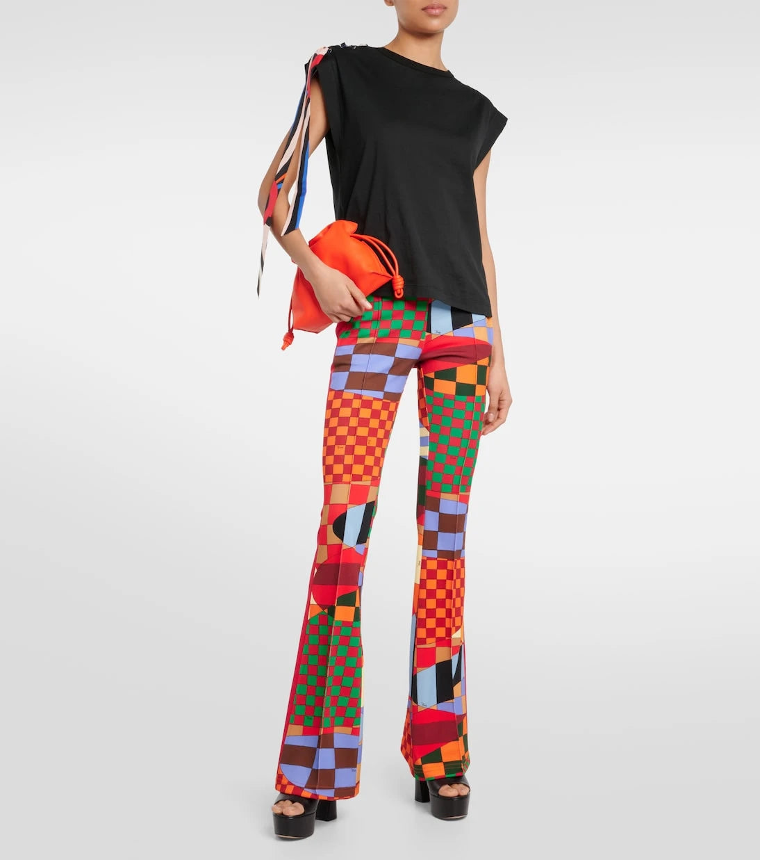 Pucci - Giardino jersey flared pants