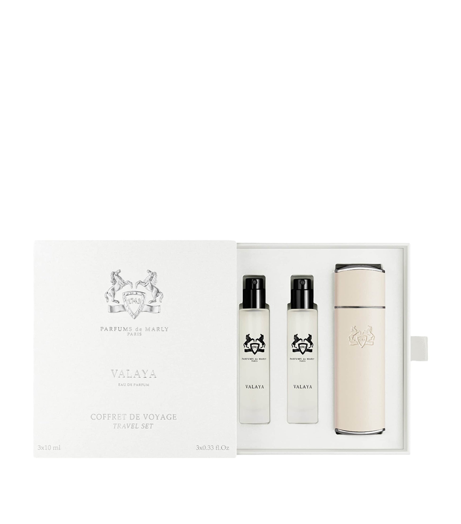 Valaya Eau De Parfum Sprays and Case Travel Set (3 x 10ml)