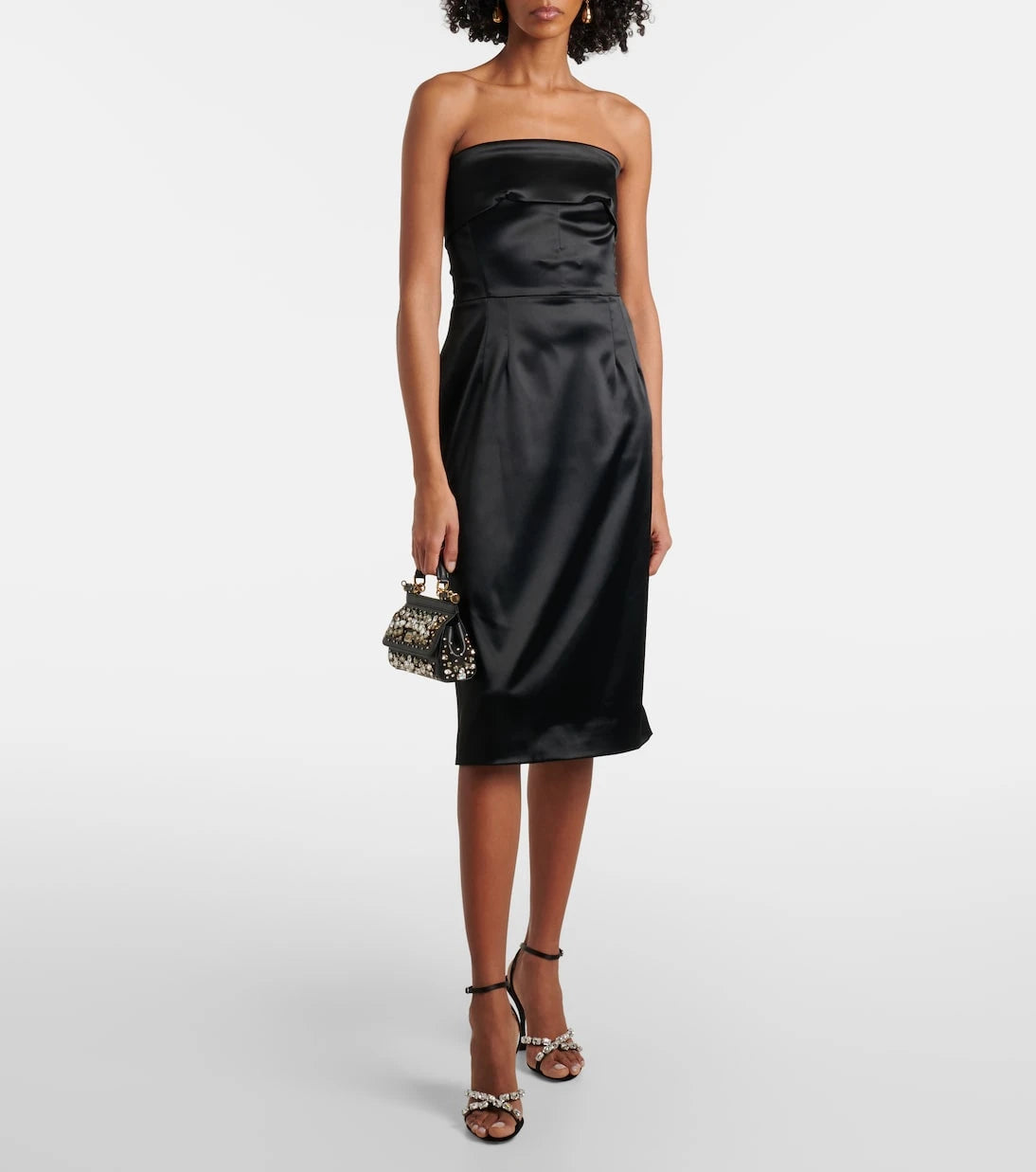 Dolce&Gabbana - Satin bustier dress