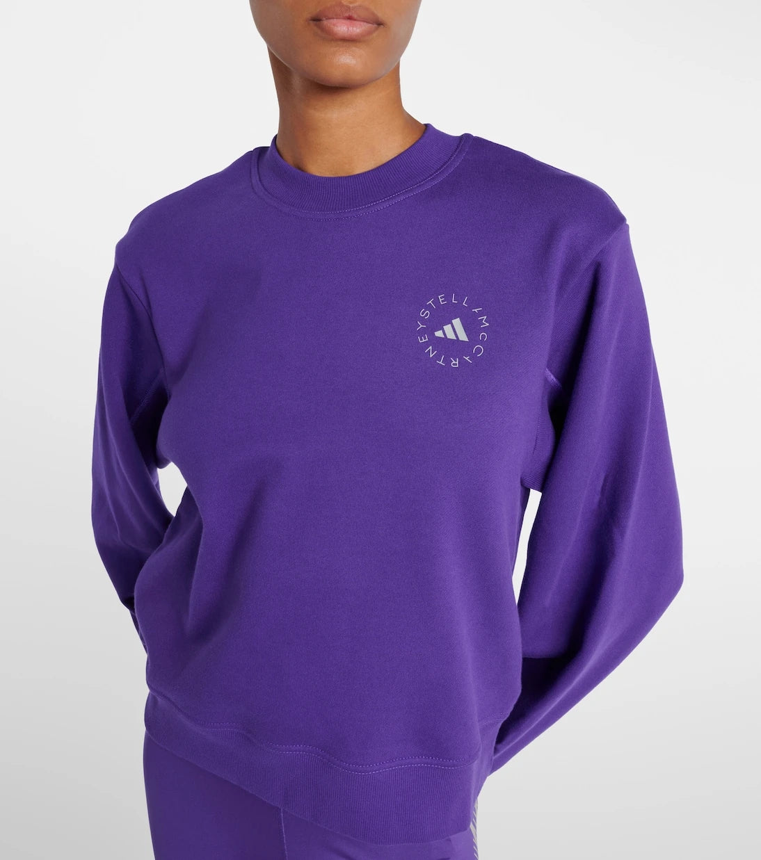 Adidas by Stella McCartney - Cotton fleece sweatshirt