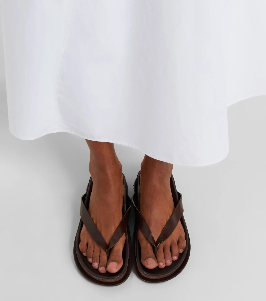 Jacquemus - Tatanes leather thong sandals