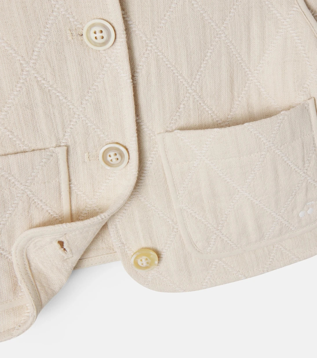 Bonpoint - Lathifa quilted cotton-blend jacket