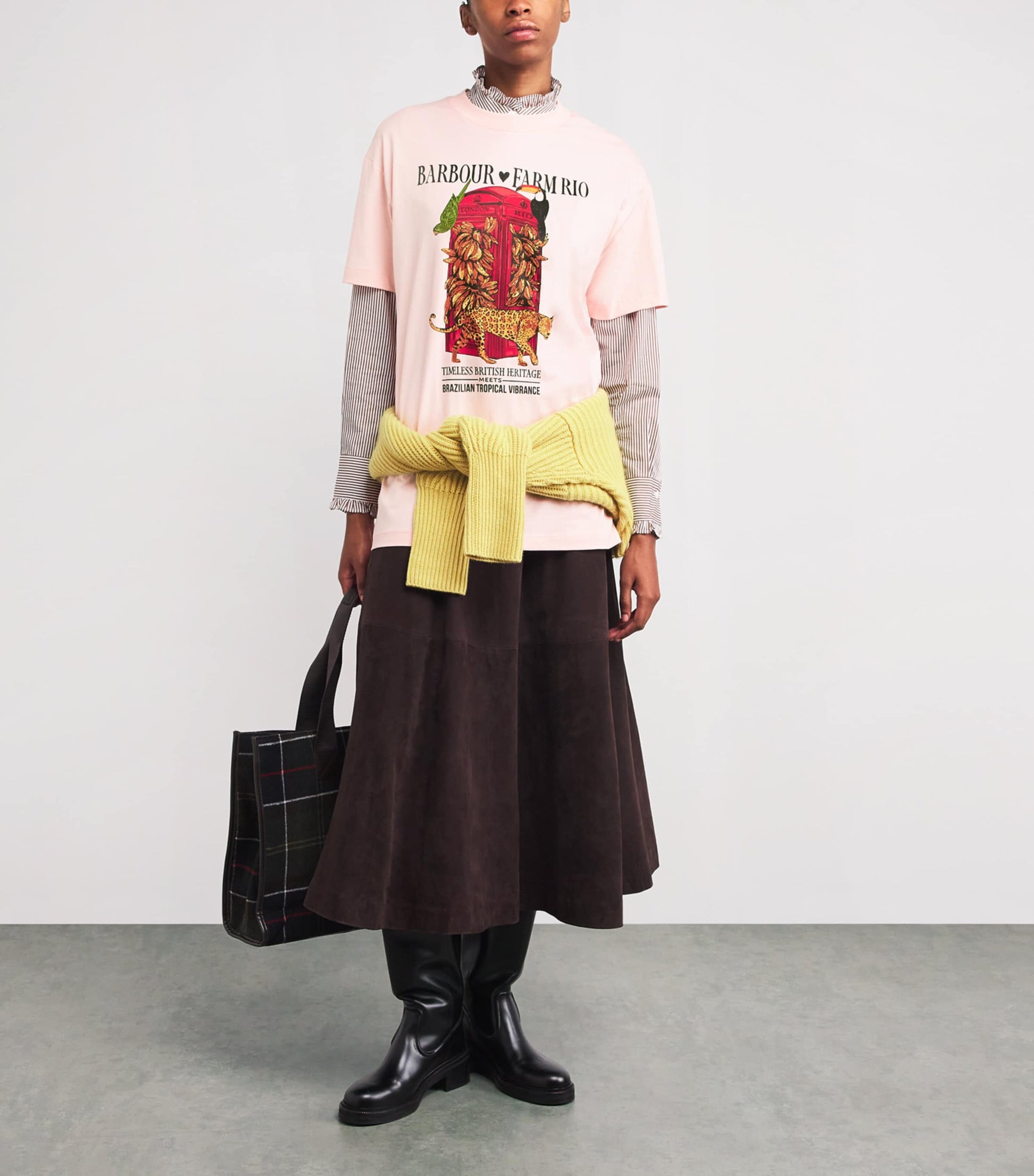 Pink x FARM Rio Cotton Maria Clara T-Shirt