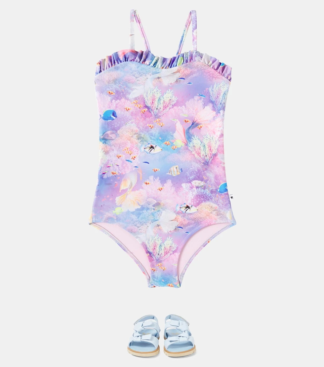 Molo - Nakia printed ruffled swimsuit