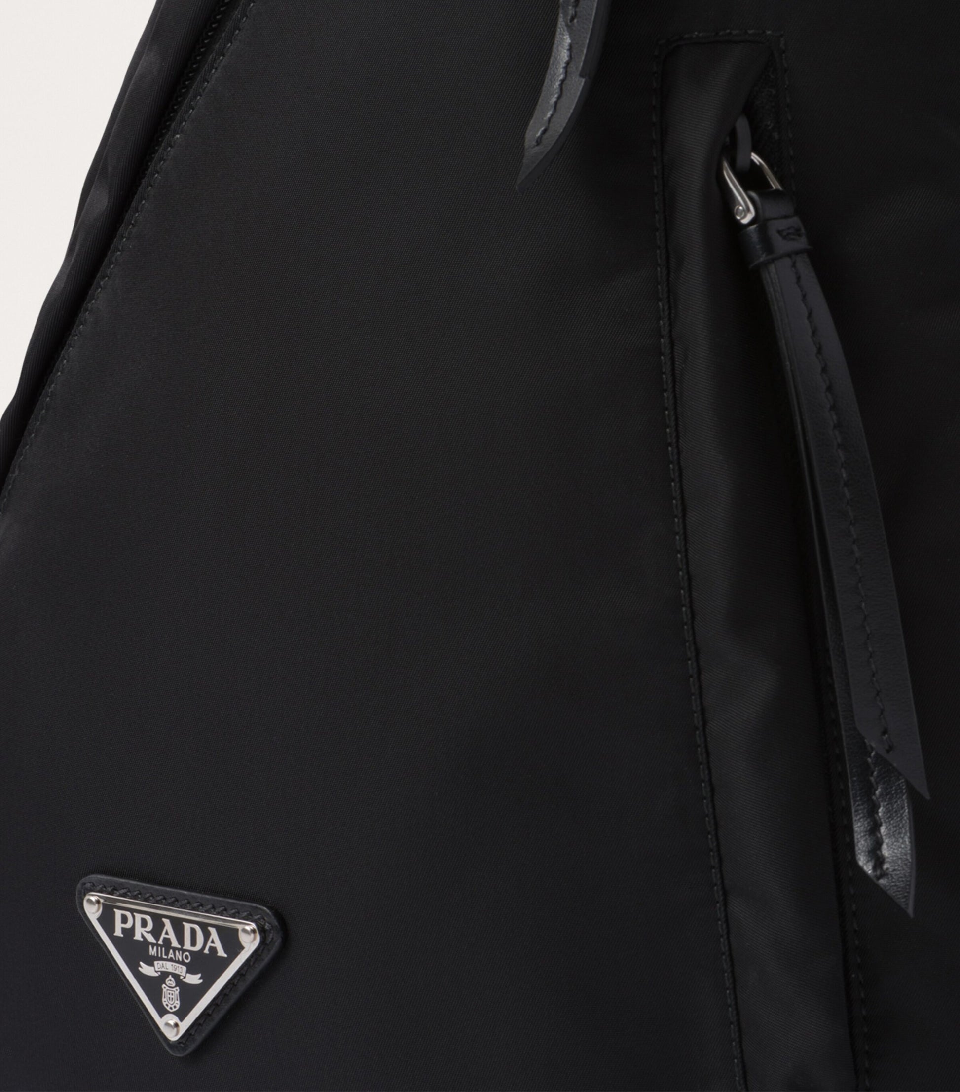 Prada Re-Nylon and Leather Backpack