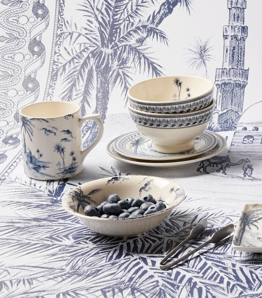 Set of 4 Ceramic Dépareillé Cereal Bowls (16.5cm)