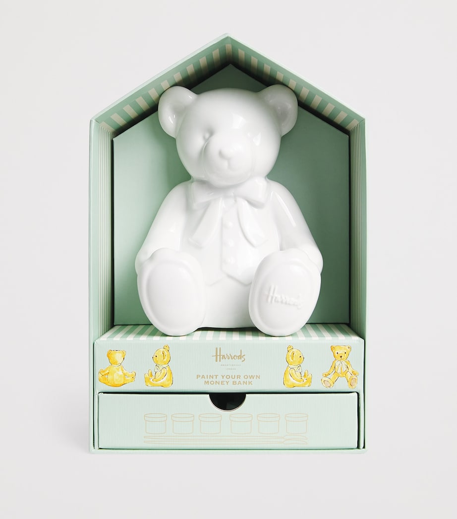 Harrods Bear Paint Your Own Money Bank